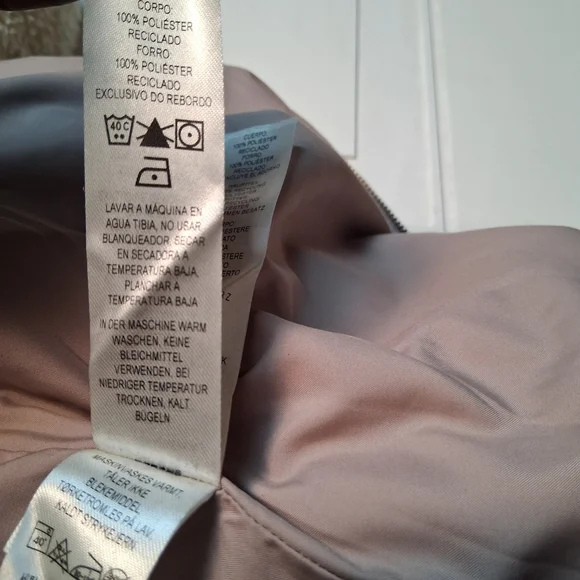 Patagonia Womens Divided Sky Sherpa Fleece Jacket Full Zip Pockets Ivory Size M - Picture 8 of 11